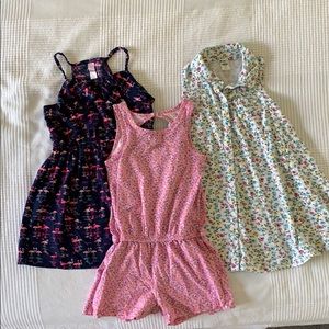 4/5T dress/romper bundle